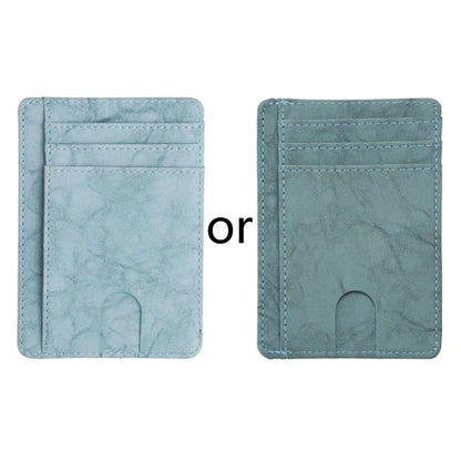 RFID Blocking Wallet Super Thin Mens Leather Card Holder