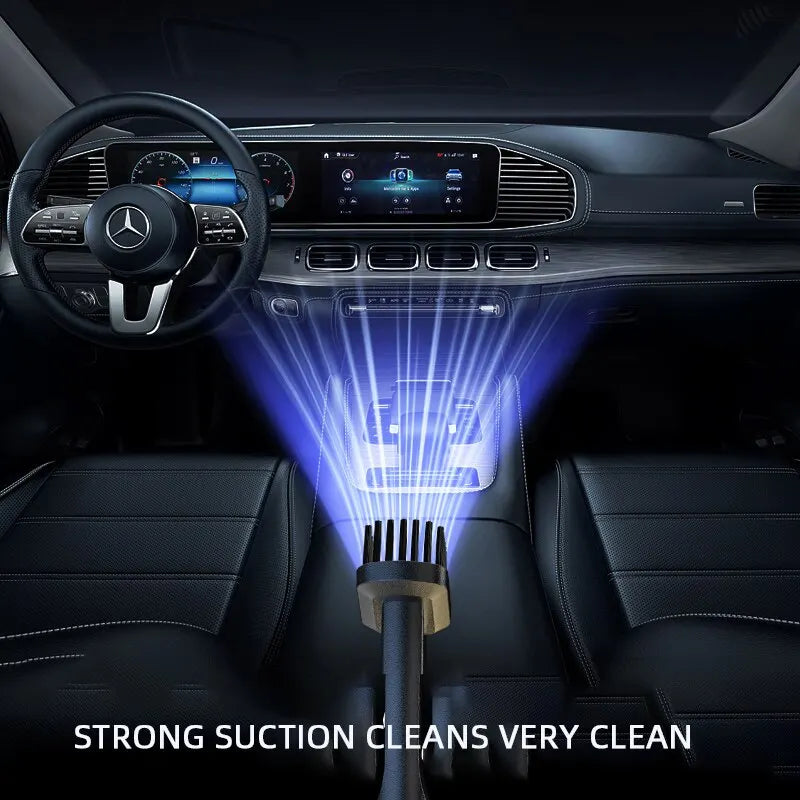 Car Vacuum Cleaner Handheld Powerful Suction Rechargeable Wireless